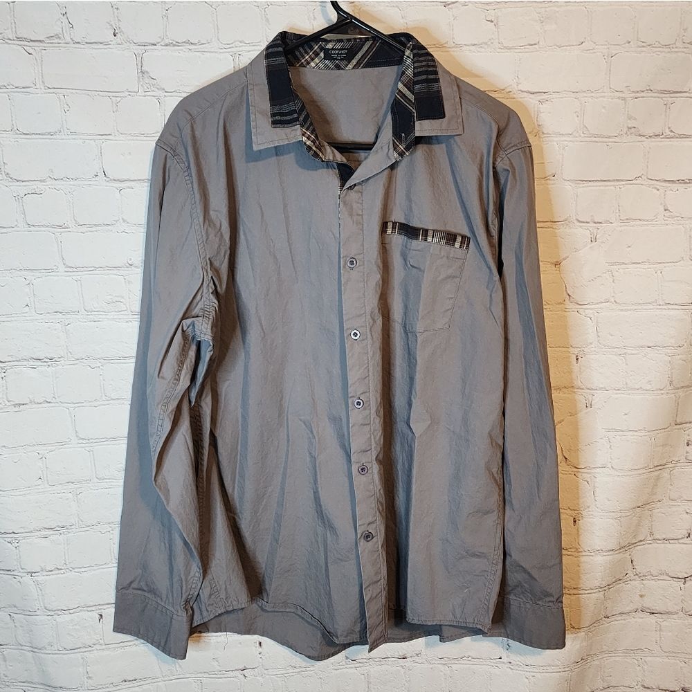 Men's Coofandy longsleeve button-down shirt, size XL